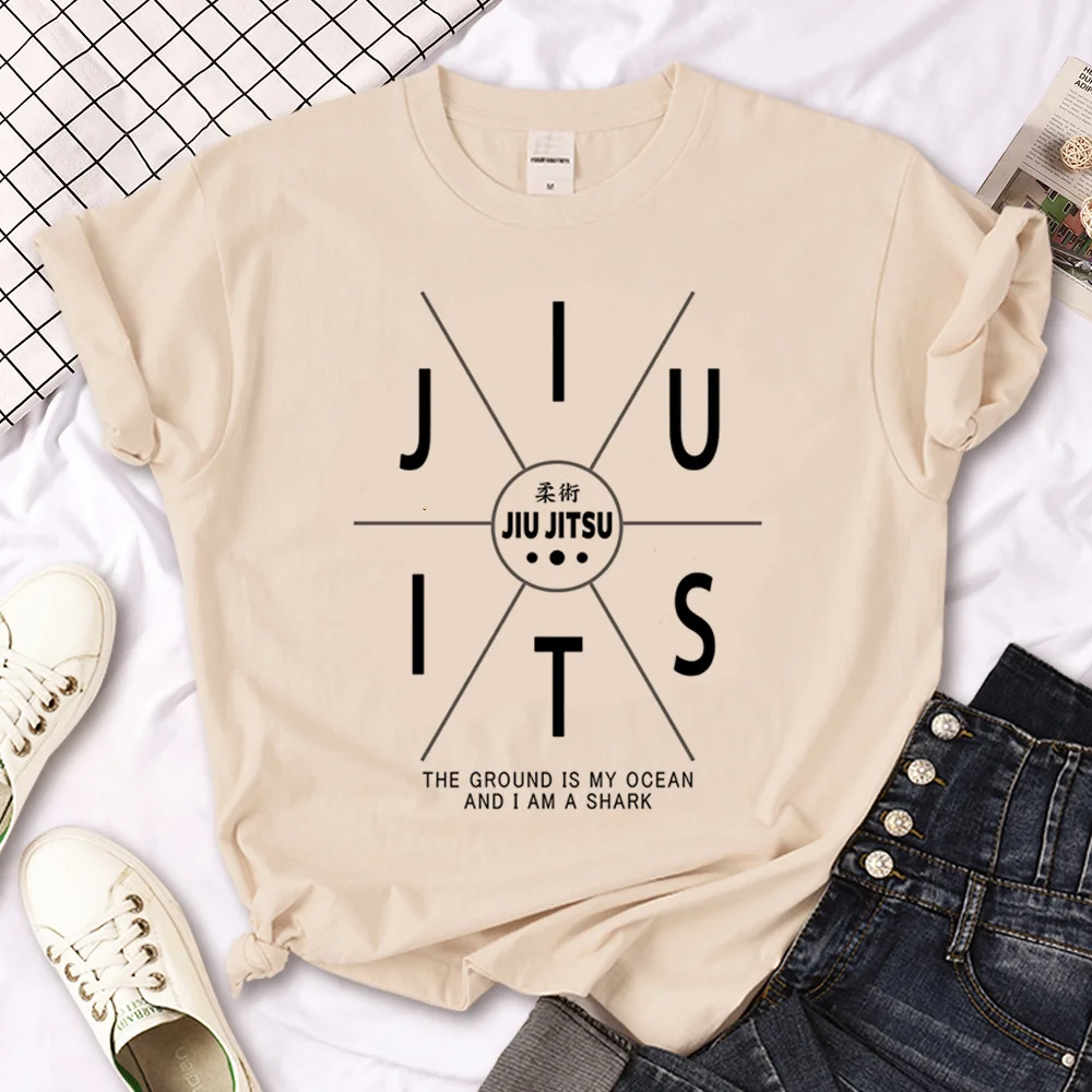 

Jiu Jitsu t-shirts women streetwear t-shirts female funny graphic clothes