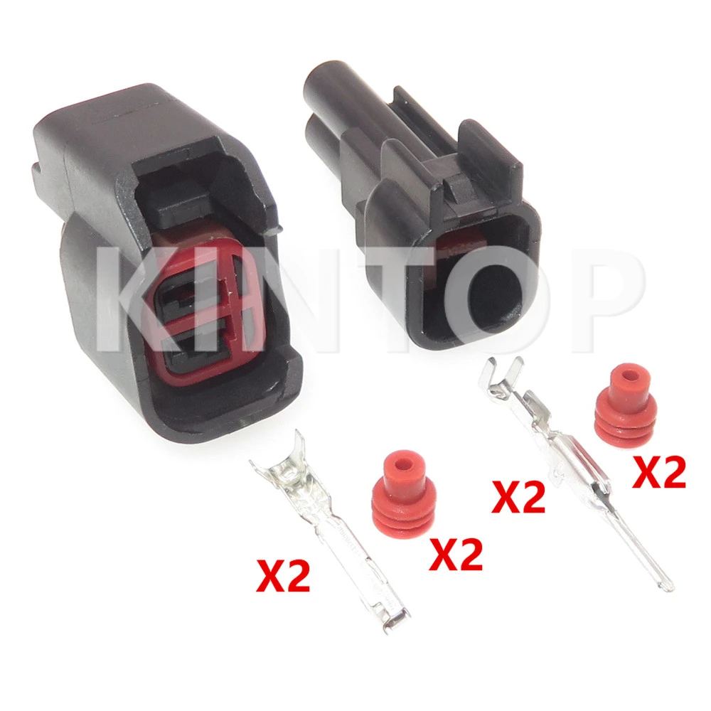 1 комплект 2 контакта Автомобильный штекер гнездо разъем для провода 7283-5967-30