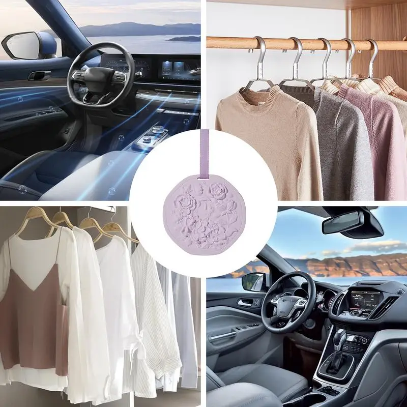 Car Fragrance Tablets Suspending Car Air Fresheners Rearview Pendant Odor Eliminator For Bedroom Wardrobe Shoe Cabinet