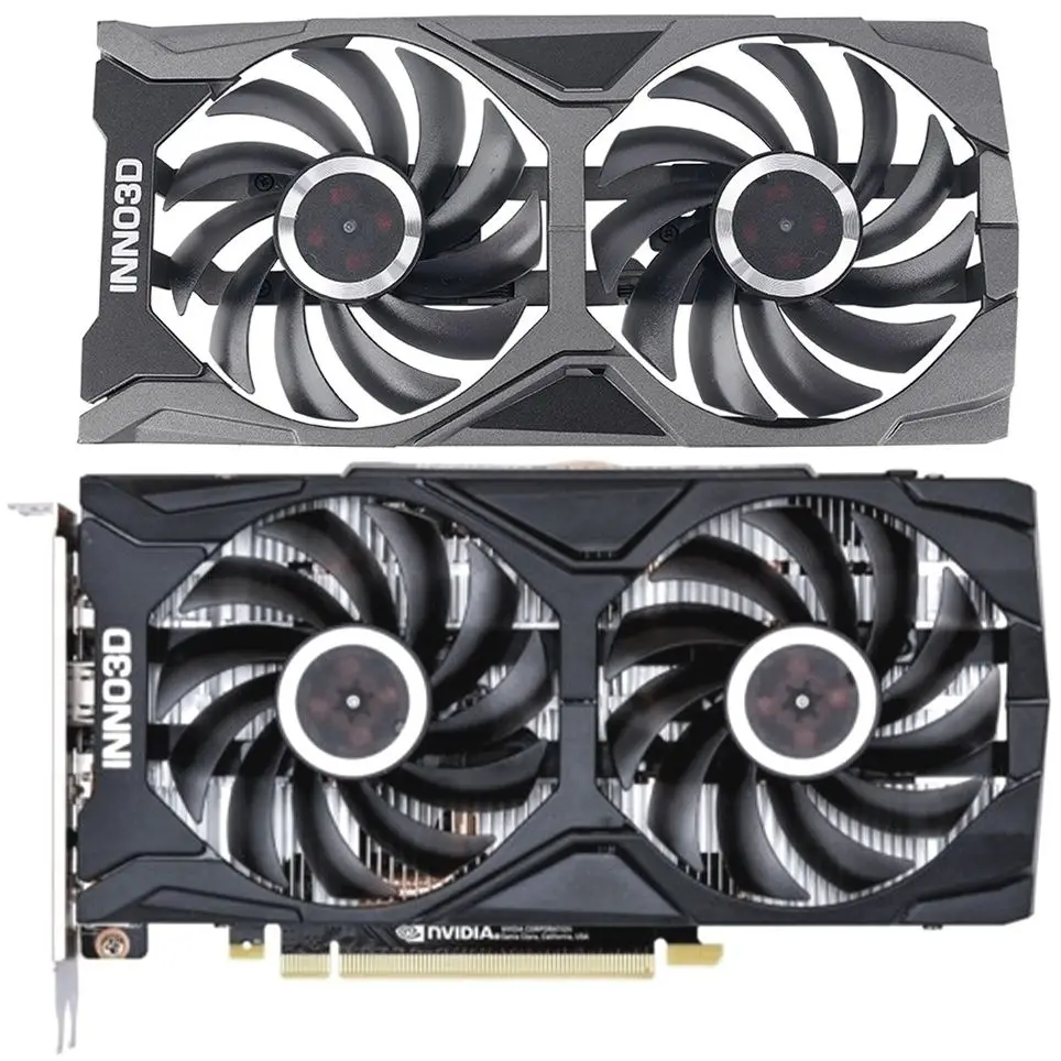 For INNO3D GeForce GTX1660 RTX2060 SUPER Twin X2 Fan with Case 85MM GTX1660 RTX2060 Graphics Card Cooling Fan - AliExpress
