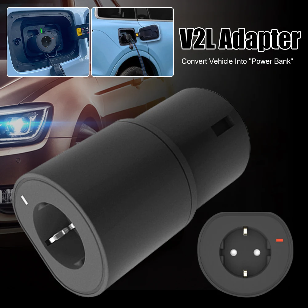 1PCSElectricVehicleToLoadAdapter10A220VMaleV2LPowerSupply