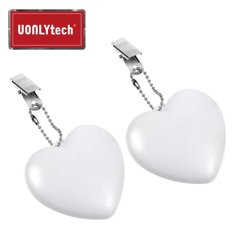 

2pcs Touch Sensor Handbag Light Small Portable Lamp Heart Shaped Powered Lamp Purse Light