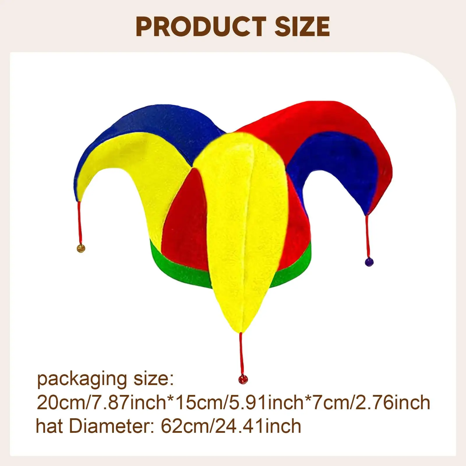 Clown Hat Multicolor Funny Women Men Mardi Gras Party Hat for Halloween Masquerade Fancy Dress Party Clown Costume Cosplay Clown Hat Multicolor Funny Women Men Mardi Gras Party Hat for Halloween Masquerade Fancy Dress Party Clown Costume Cosplay