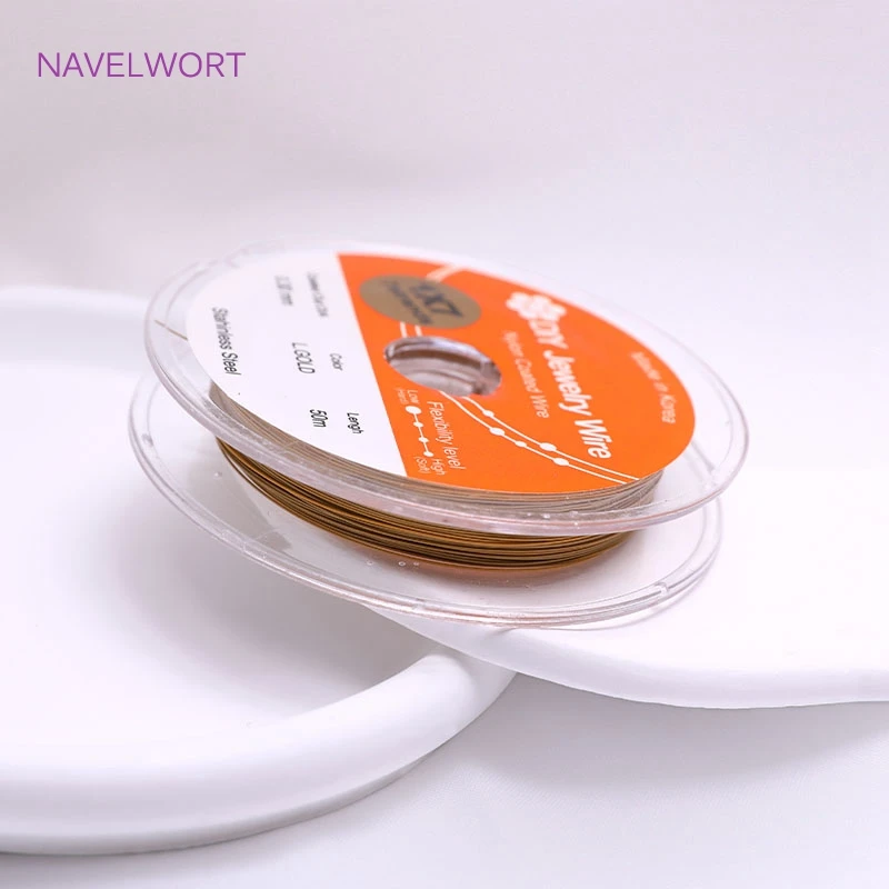 Wholesale 1 Roll 0.3/0.38mm Stainless Steel Wire Resistant Strong Line Multi Color Beading Wire DIY Jewelry Making Accessories 2