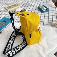 Children Messenger Bag Cute Canvas Crossbody Chest Bag Trendy Mother Kid Bags for Girl Solid Bags for Children Bolsas Para Niños 3