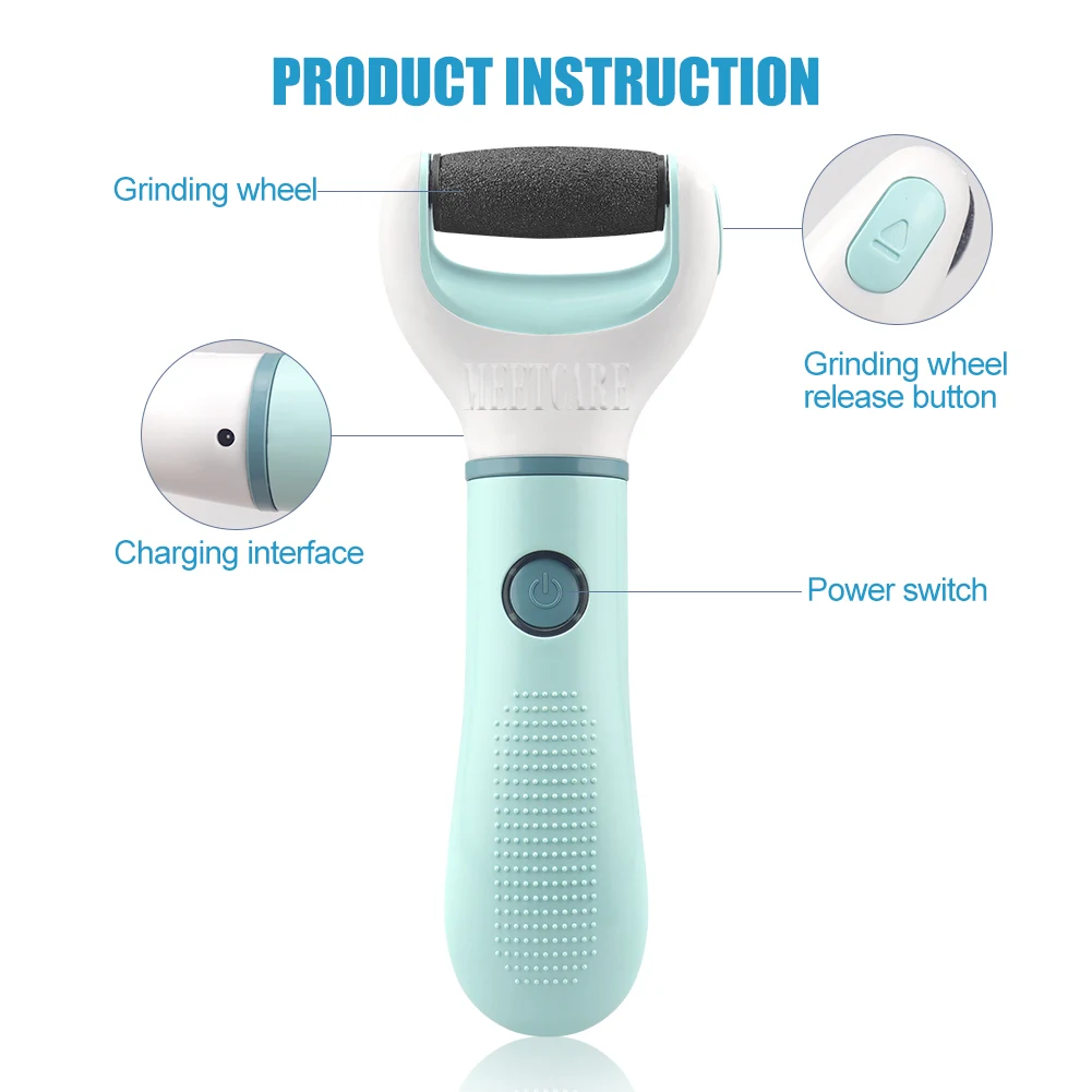 Electric Foot Grinder and Callus Remover for Safe Pedicure and Foot Care