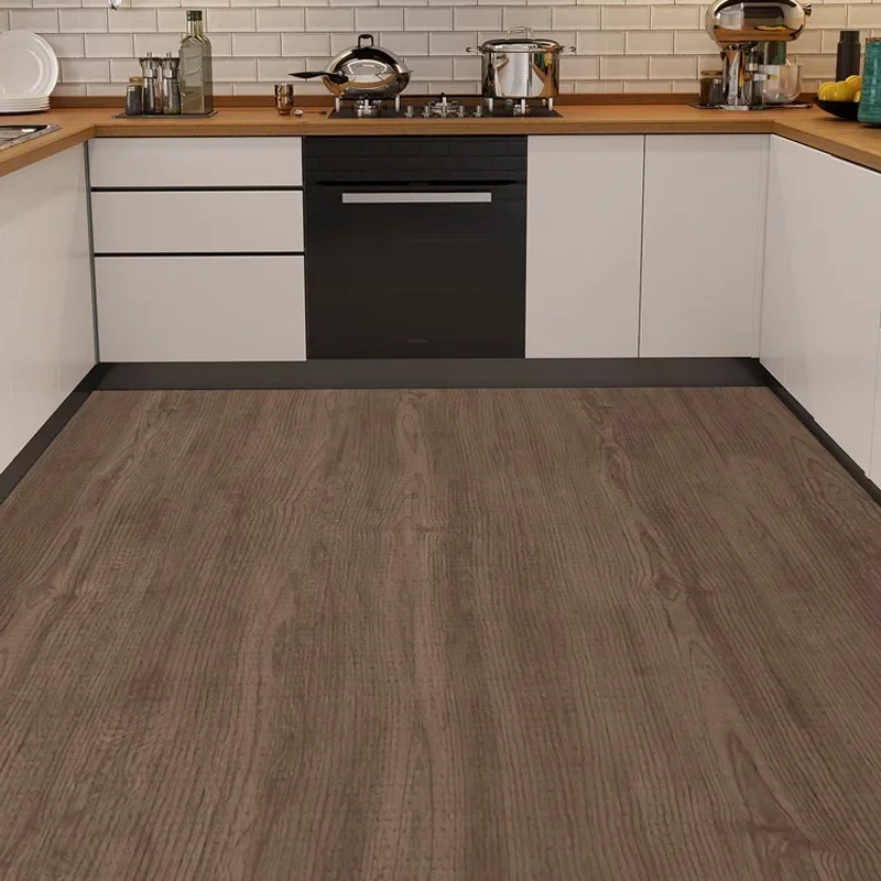 Kitchen Carpet Modern Simple Wood Grain Waterproof Oil-proof Anti-fouling Floor Mat PVC Easy To Care for Balcony Rug Alfombra양탄자 4