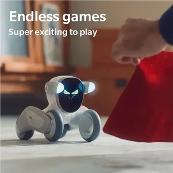 Robot Vocale Intelligente per Conversazioni, Loona Dogs, Assistente GPT, Animali Domestici Elettronici AI, Ricarica Automatica, Robot Intelligente Multifunzionale