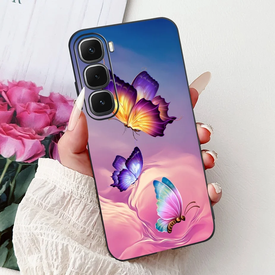 Cute Painted Soft Silicone Phone Case Cover for Infinix Hot 60 Series