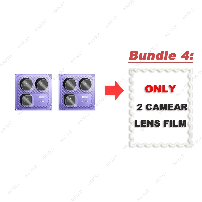 Enhanced Glass Protective Film - HD Clear Screen & Camera Lens Protector