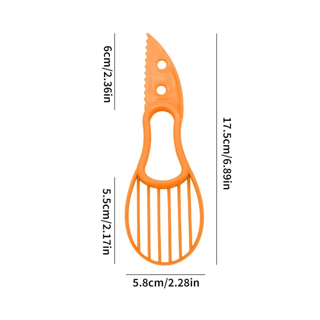 3 In 1 Multi-Function Avocado Peeler Pulp Separator พลาสติกสีส้มกีวีผลไม้ Peeler มีดเครื่องตัดอุปกรณ์ครัวในครัวเรือน 2 3 In 1 Multi-Function Avocado Peeler Pulp Separator พลาสติกสีส้มกีวีผลไม้ Peeler มีดเครื่องตัดอุปกรณ์ครัวในครัวเรือน 2