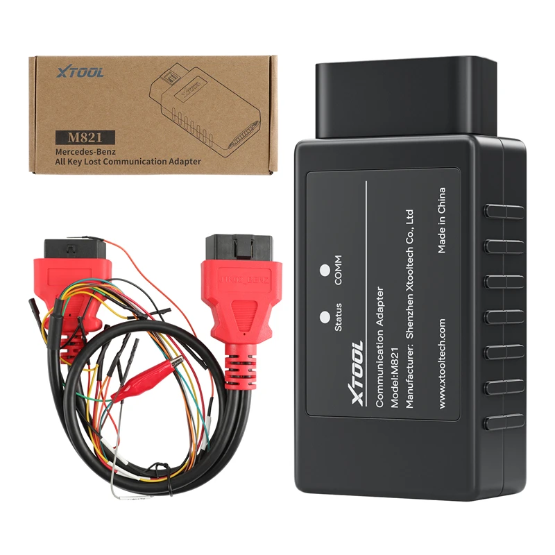 XTOOL CAN FD XTOOL M821 Adapter for Mercedes Benz All Key Lost M822 for Toyota 8A Chip KC501 X100 Pad3 X100Max Key programme