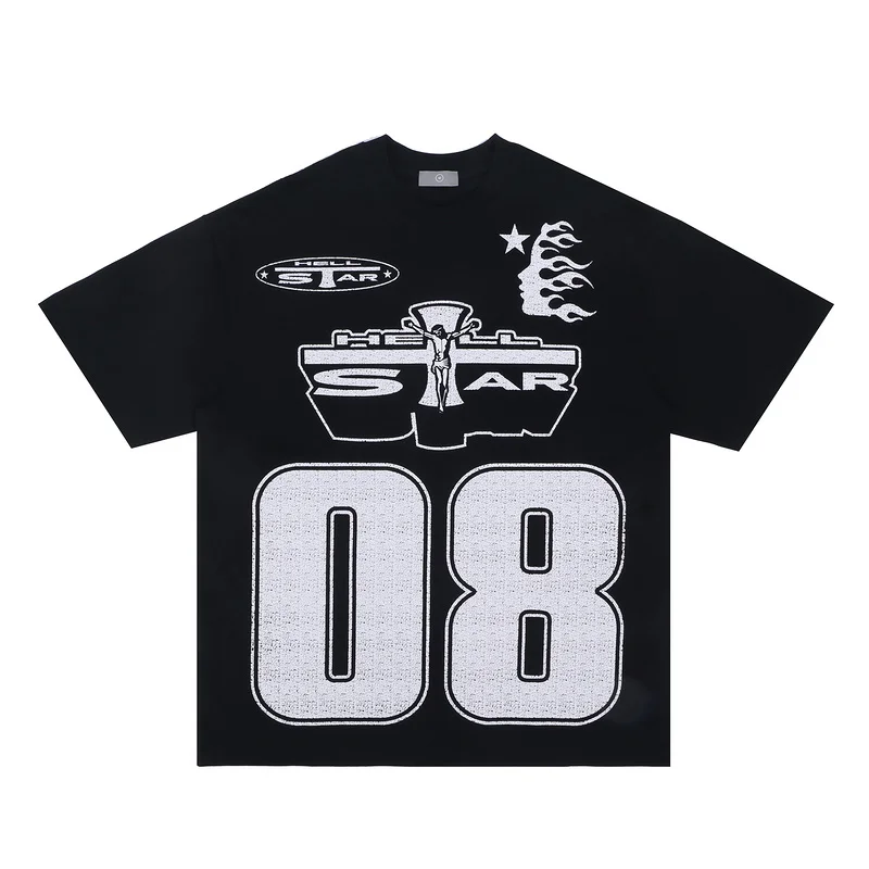 23ss Summer New Hellstar Tshirts High Street Path To Paradise Print