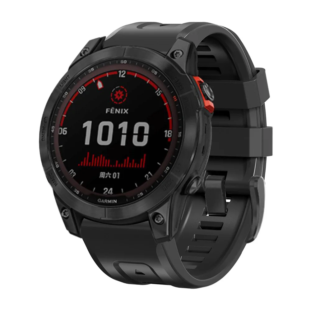Silicone QuickFit Release Watchband - 22MM/26MM Wrist Strap Bracelet