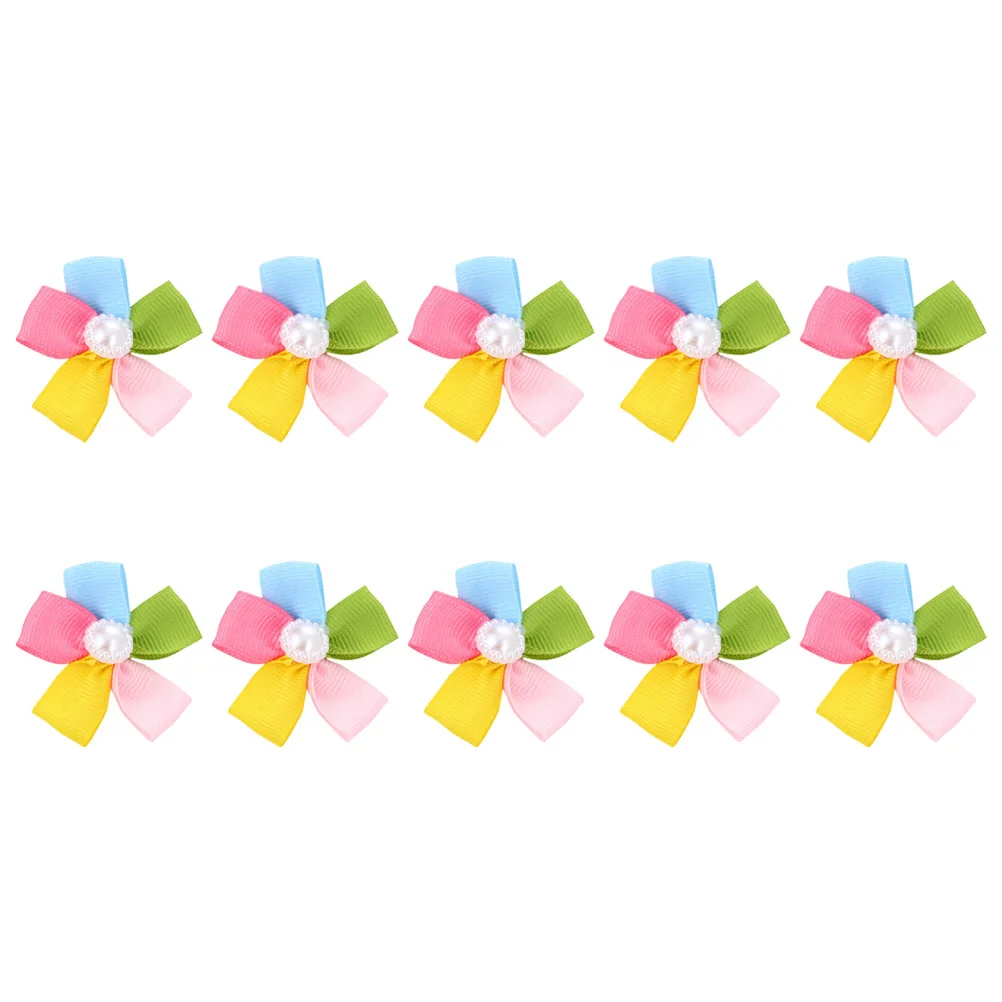 

10pcs Adorable Pet Dog Clips Portable Dog Hair Clips Pet Dog Hairpins Exquisite Small Hairpins