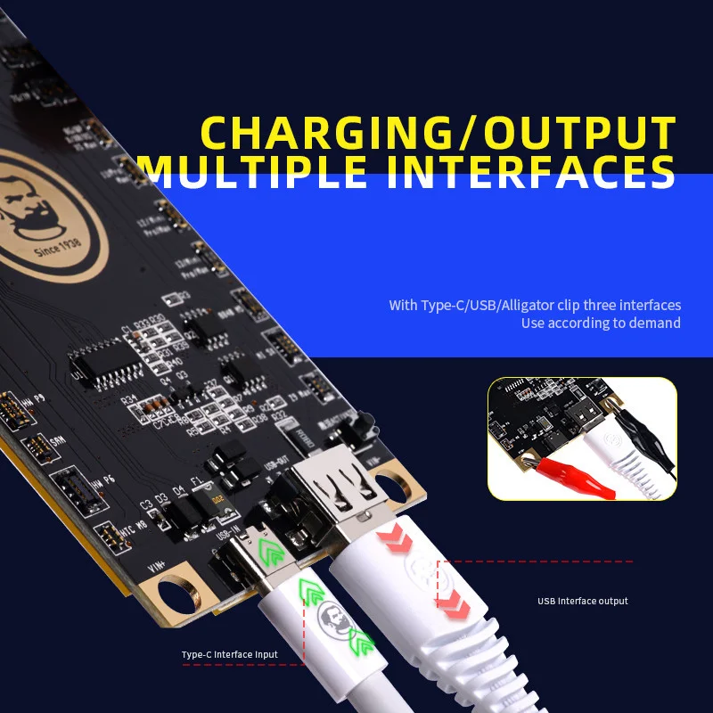 Mobile Phone Battery Board MECHANIC BA27 Activation Board for Phone 5G-13ProMax Android with LED Digital Display Circuit Board Charging Tester