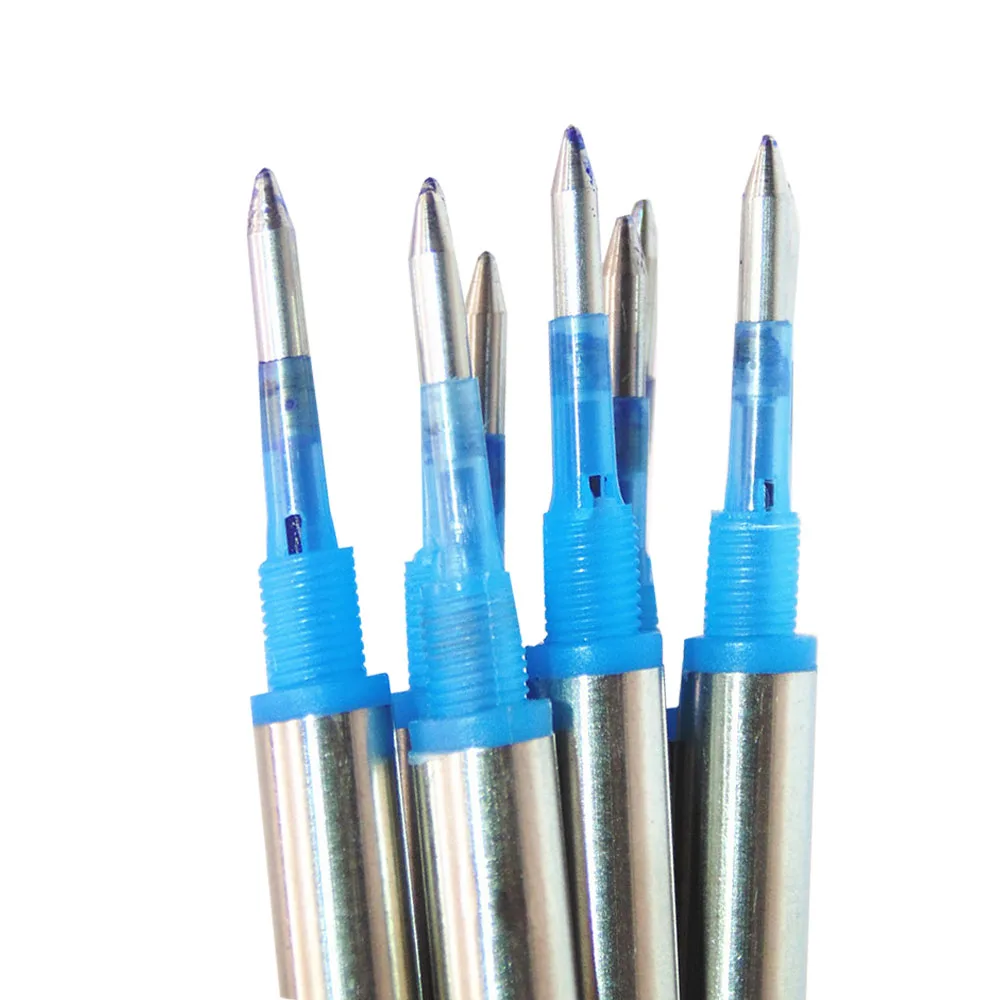 10 Jinhao Blue Scew Type Refills 0.7mm point Fits Montblan rollerball Pen 