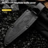 HUANGFU High quality 9CR18MOV outdoor knife fixed blade wilderness survival knife men's gift rescue knife hiking hunting knife 6