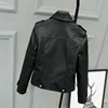 Korean Version of Slim PU Leather Jacket Women's 2023 Spring / Autumn Winter  New Motorcycle Leather Short Coat 3