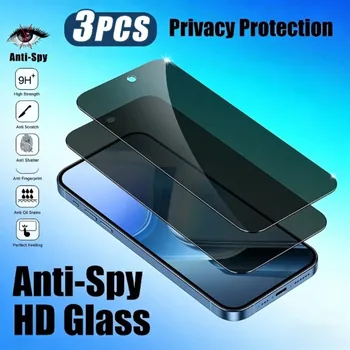 3 Pezzi Pellicola Protettiva in Vetro Temperato con Bordo Nero Adatta per iPhone 11 12 13 14 15 16 17 Pro Max 16E Air XR XS Max