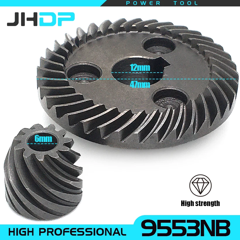 SpiralBevelGearSetReplacementForMakita9553NB9553BAngleGrinderSparePartsPowerTools