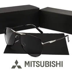 Men's Polarized Sunglasses Men Women Driving Pilot Vintage Sun Glasses for Mitsubishi Lancer Outlander Pajero Ralliart