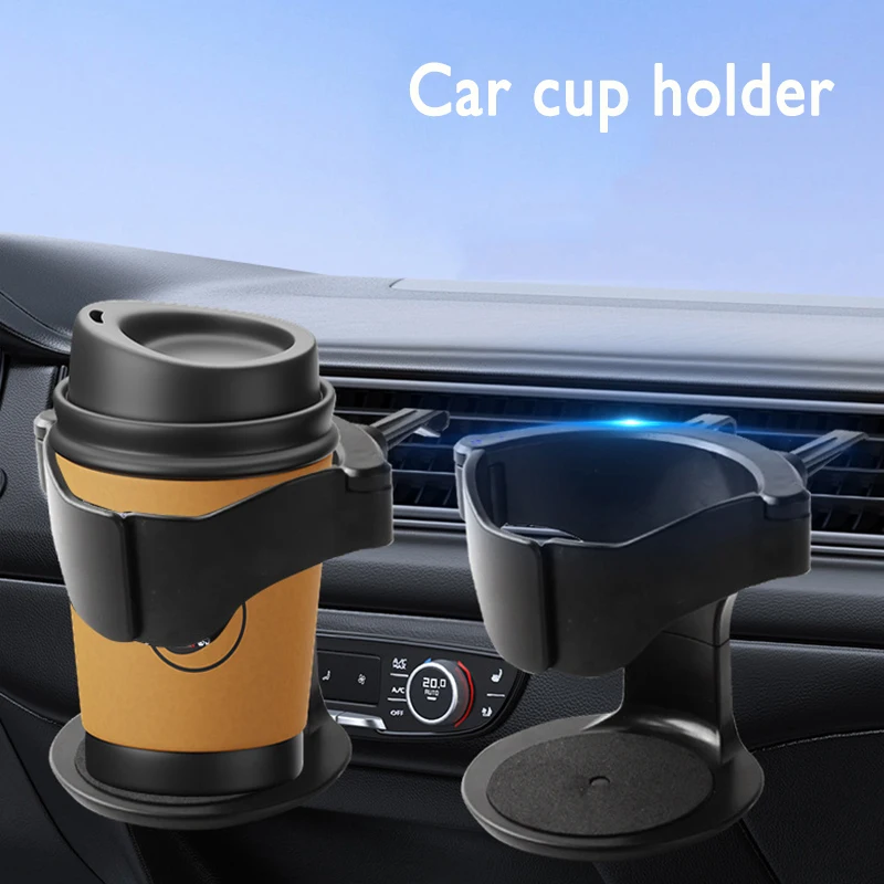 

Car Cup Holder Air Vent Outlet Drink Coffee Bottle Holder Can Mounts Holders Beverage Ashtray Mount Stand Universal Accessories