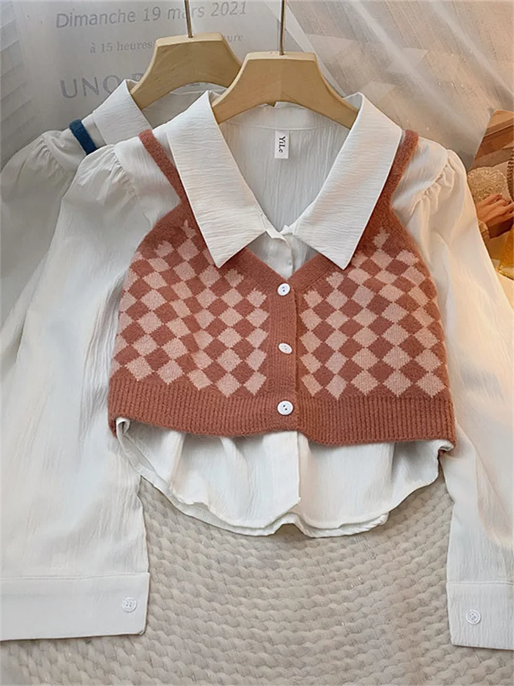 discount 73% Uscita vest Brown S WOMEN FASHION Jackets Vest Knitted 