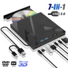 7 in 1 External Bluray Optical Drive for Laptop PC USB 3.0 Type-C BD DVD CD-RW Player Portable Burner with SD/TF Card Slot 7 in 1 External Bluray Optical Drive for Laptop PC USB 3.0 Type-C BD DVD CD-RW Player Portable Burner with SD/TF Card Slot