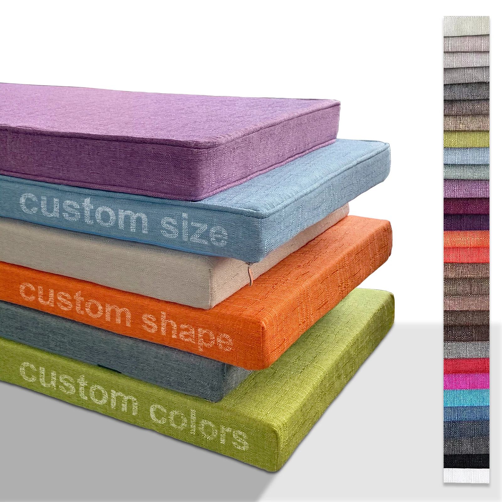 Blinhdome Cushion,Indoor Bench Cushions,Chairs Seat,Irregular Cushion for Decorative Sofa Mat,Balcony Bench Chair Cushion