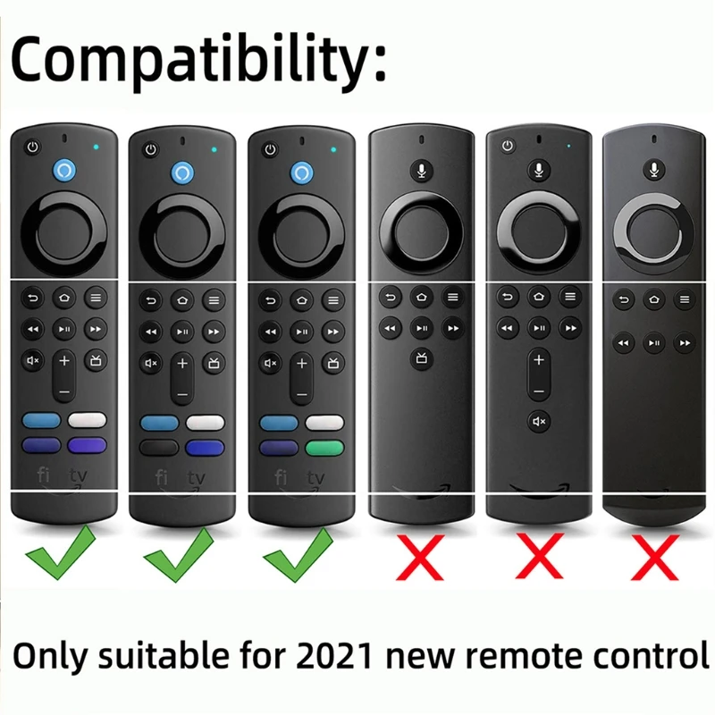 Smart Remote Control Case For Fire TV Stick 4k Max Non-slip Shell Cover Silicone Shockproof Washable Remote Replacement Cover