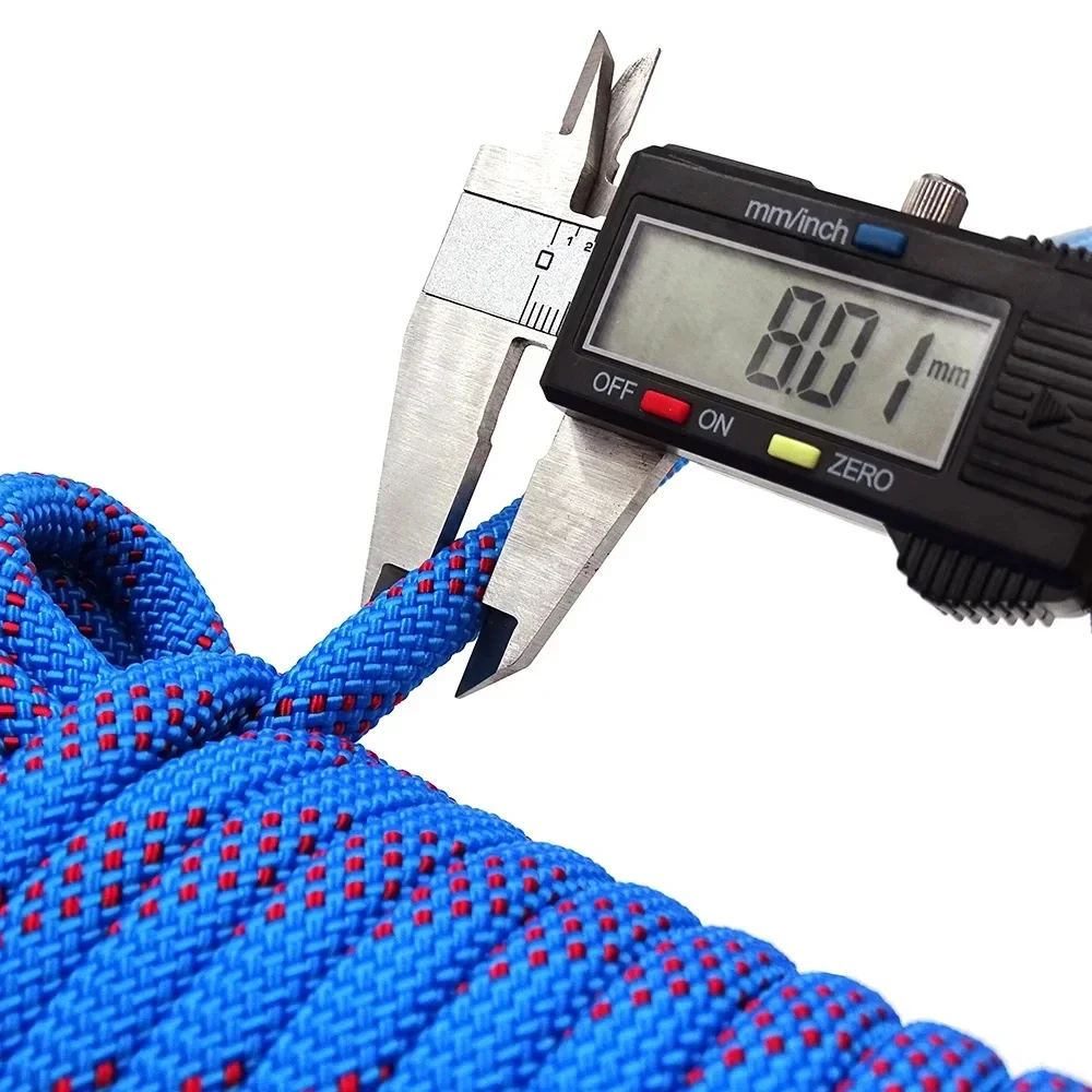 Durable 12mm Static Climbing and Rescue Rope for Outdoor Survival and Safety