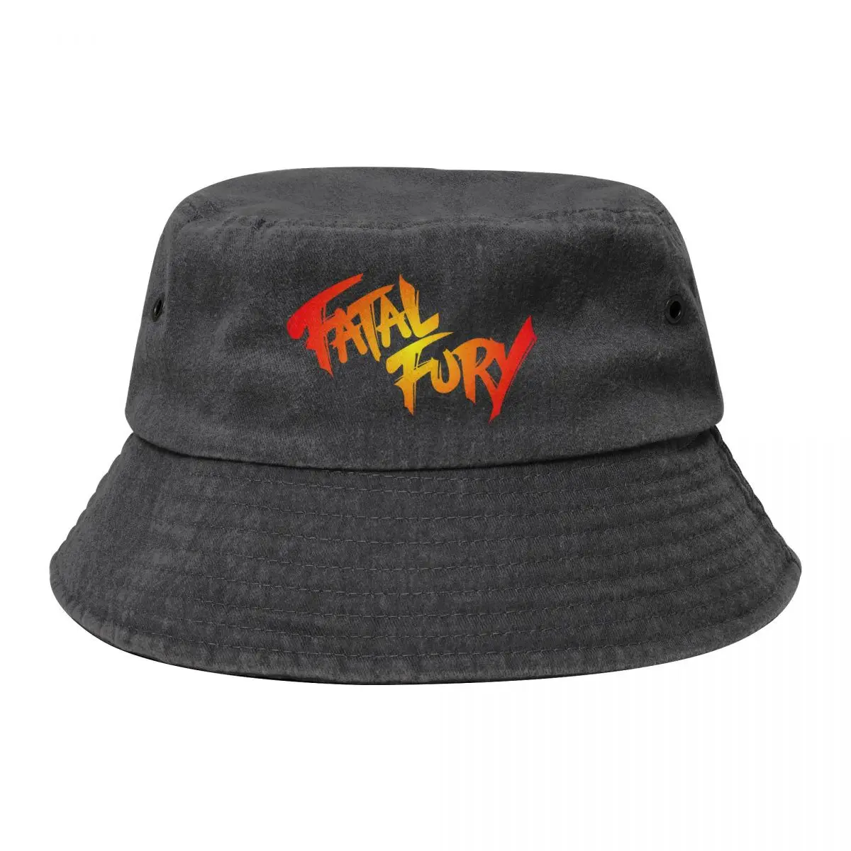 

Fatal Fury Cowboy Denim Fisherman Hat With Printing