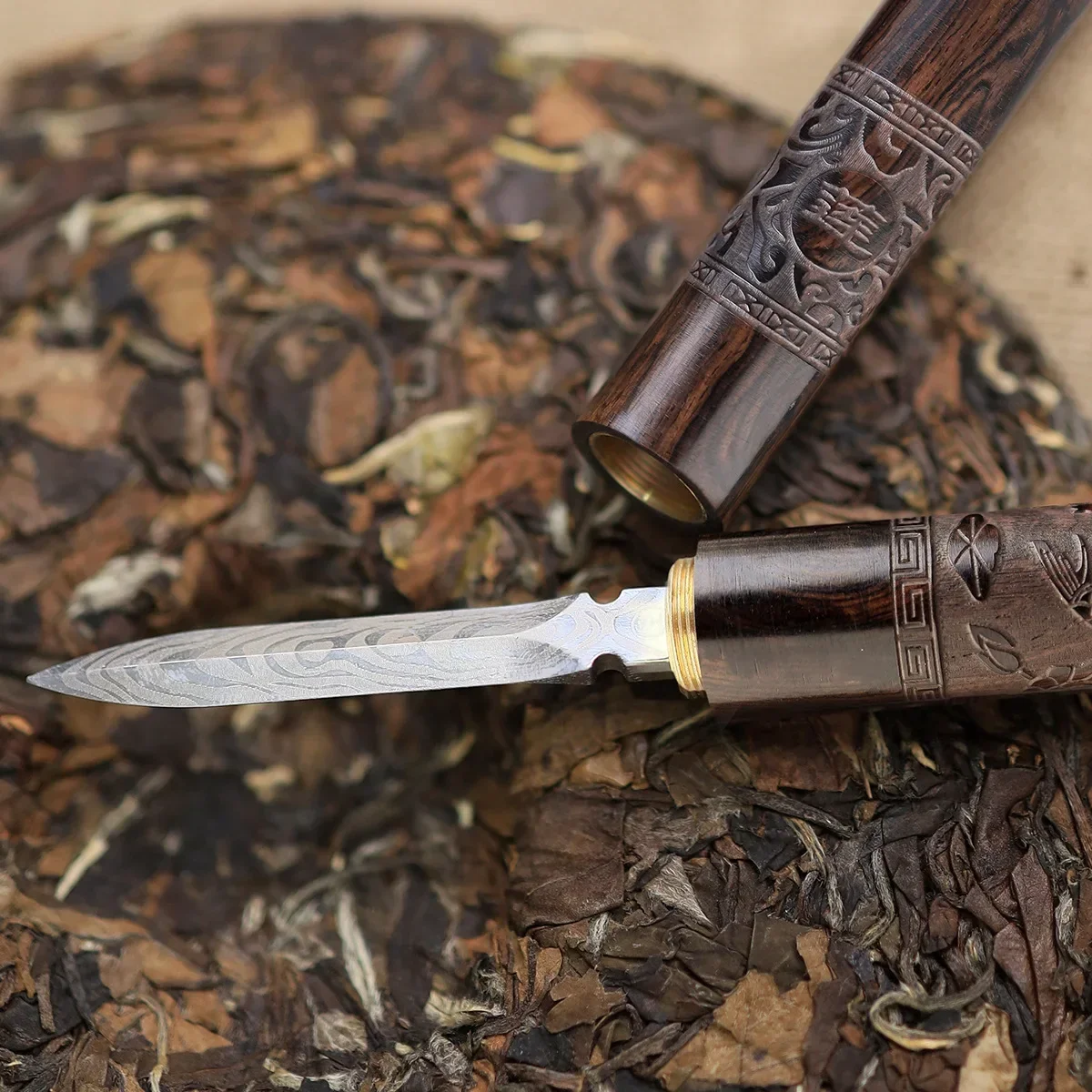 Chinese Tea Knife Needle tea ceremony Yunnan Puer Knife Shu Shen Raw Puerh Tea Cake Pu Er Cube Cutters Brick Tools Accessories