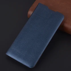 Leather Flip Case with Card Holder - Elegant and Durable Phone Cover for Mate 10 (Dark Blue)
