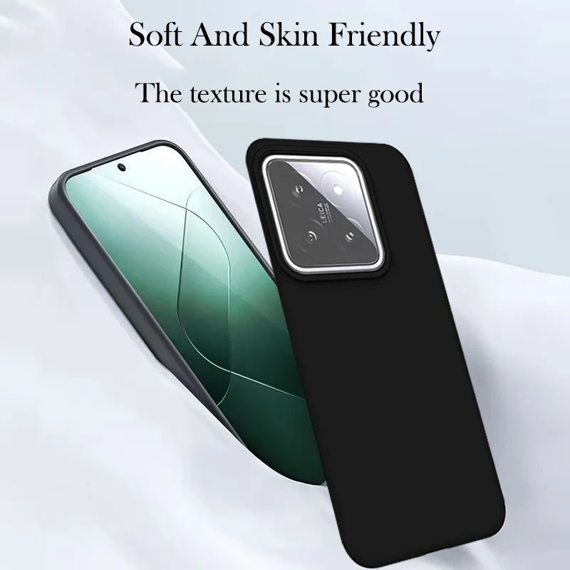 Premium Genuine Silicone Case with Soft Edges & Hard Back Cover