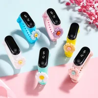 New Xiaomi LED Flower Cute Cartoon Waterproof Sports Bracelet Touch Anime Character Mickey Luminous Cartoon Watch Birthday Gifts 1