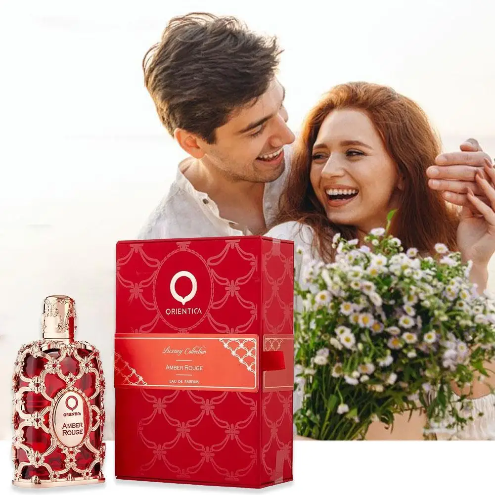 Perfume Árabe Compatilhável Amber Rouge Orientica Eau de Parfum - 80ml Perfume Árabe Compatilhável Amber Rouge Orientica Eau de Parfum - 80ml