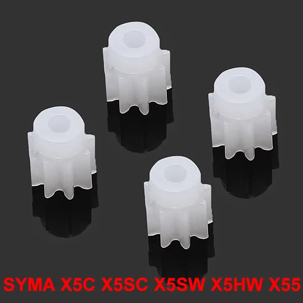 

4 шт. Syma X5C X5SC X5SW X5HW X55 RC Quadcopter Drone Aircraft Accessories Motor Gear s Plastic Gear
