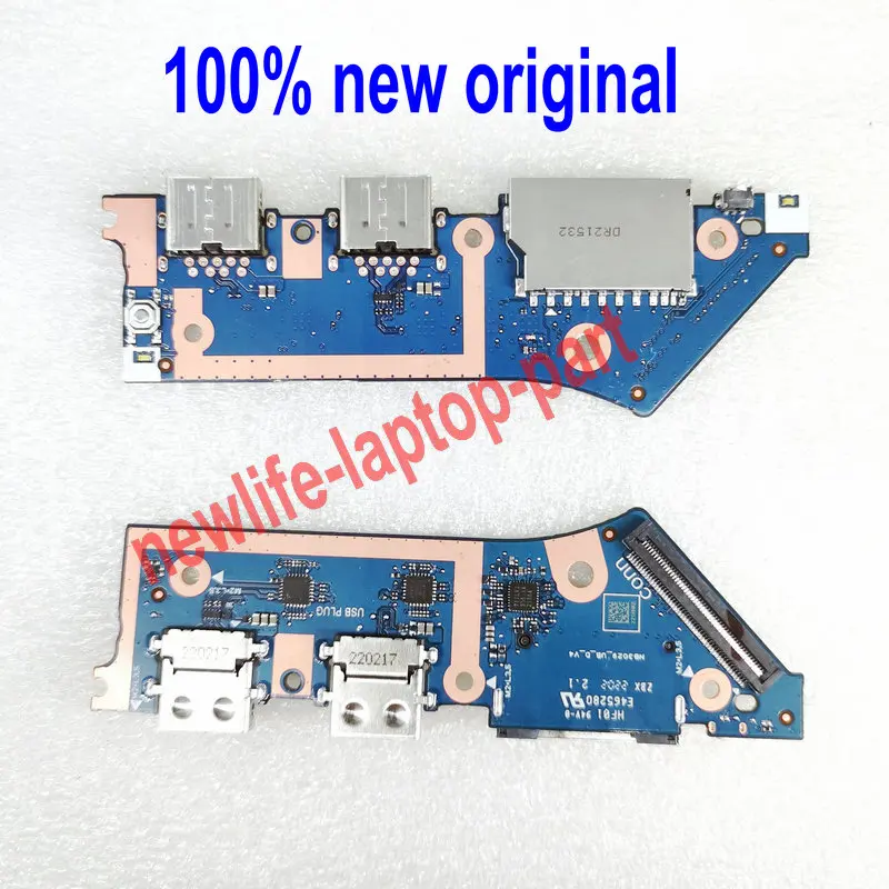 

NEW Original For Lenovo IdeaPad 5 Pro 16ACH6 16IHU6 2021 POWER BOTTON USB SD Card Reader IO Board NB3036 NB3029 Free Shipping