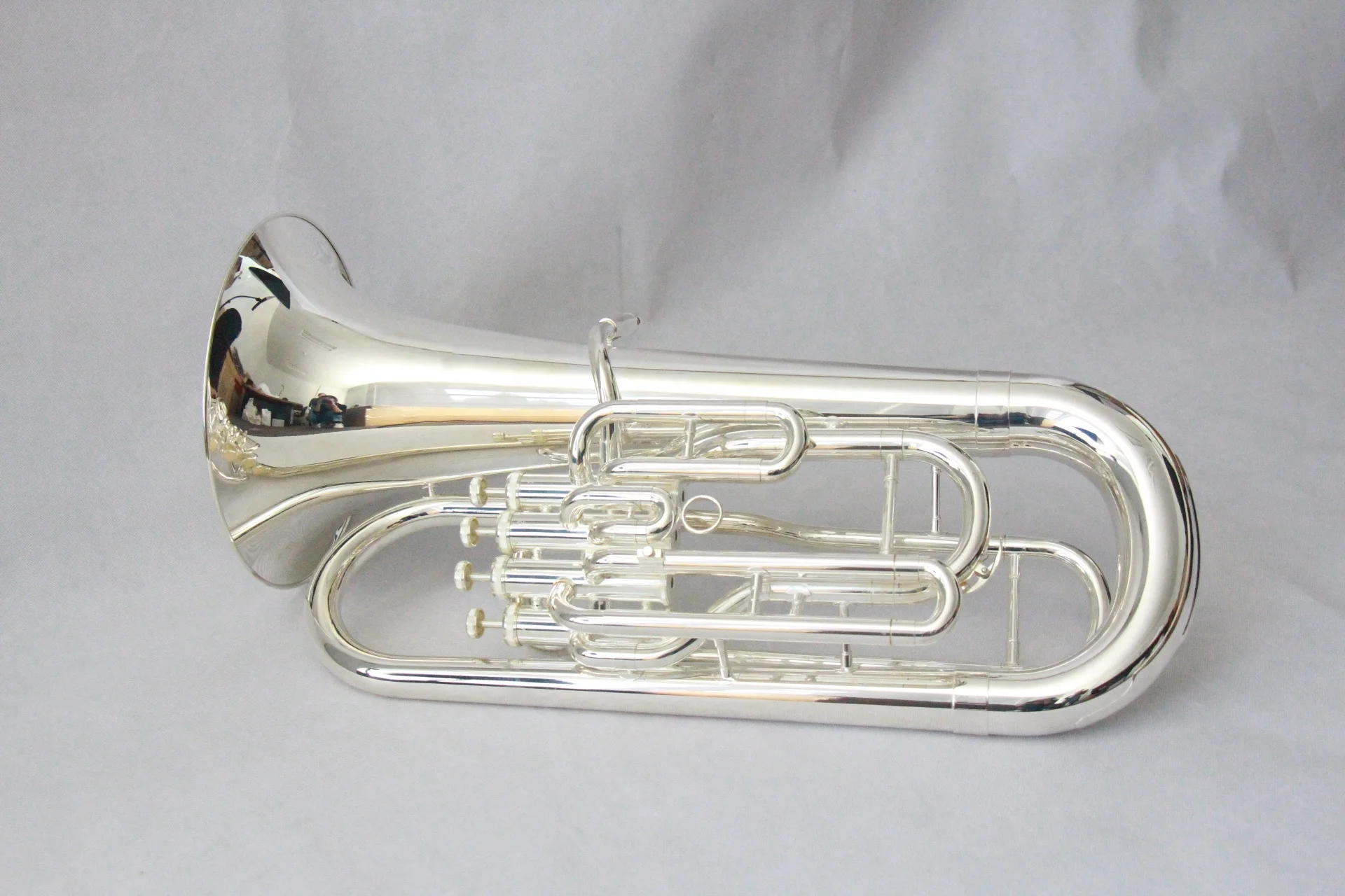 Best Price High Quality Musical Instrument 4 Valve Silver Plated Euphonium Horn Brass Instrument Euphonium