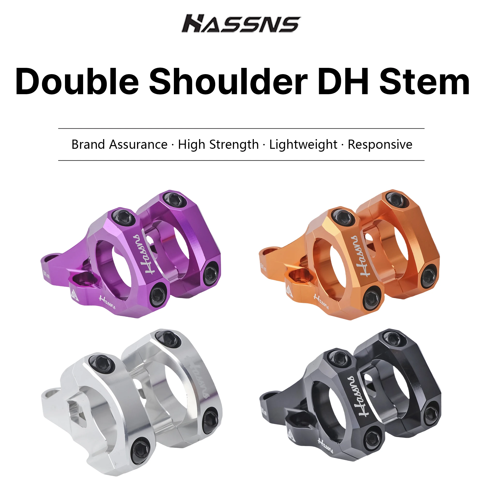 HASSNS DH Stem Dual Shoulder 31.8mm Downhill AM Mountain