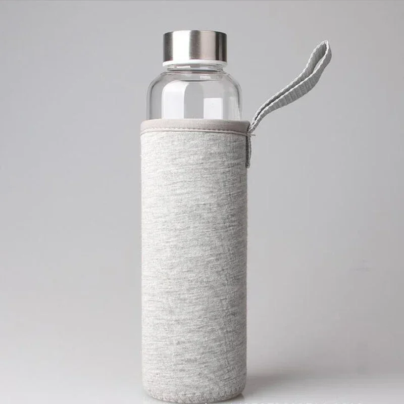 280ml-550ml Outdoor Water Bottle Sports Bottles Eco-friendly with Set Hiking Camping Glass Water Bottles Gourde
