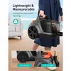 Canister Vacuum Cleaner, 1200W Lightweight Bagless Vacuum Cleaner, 3.7QT Capacity, Automatic Cord Rewind, 5 Tools, HEPA Filter 6