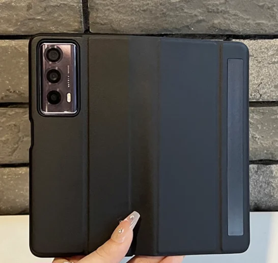 Luxury Leather Wallet Flip Cover with Smart View Window and Enhanced Protection