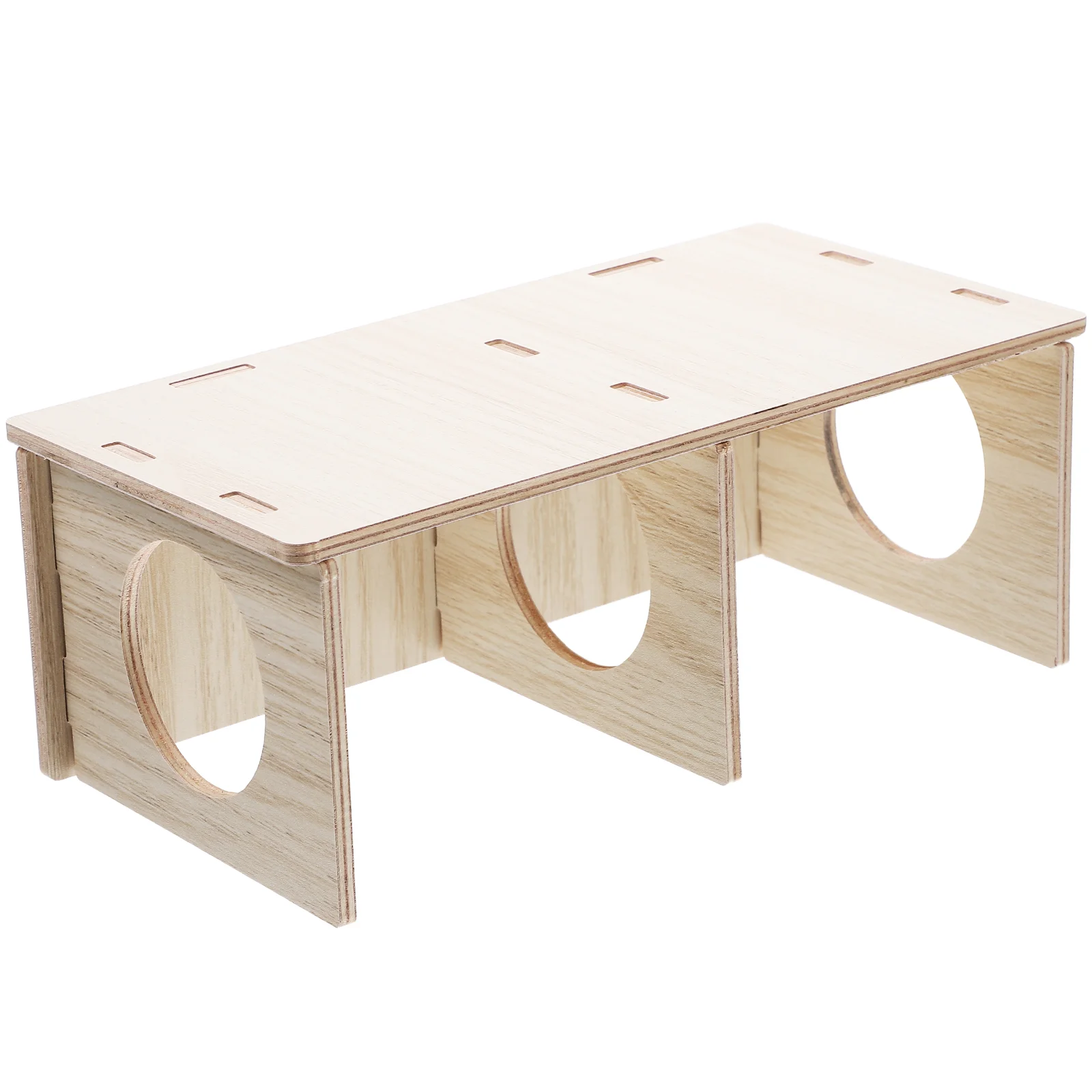 

Hamster Solid Wood House Mouse Hide Cabin Habitats Toy Hideouts Cage Decor Guinea Toys