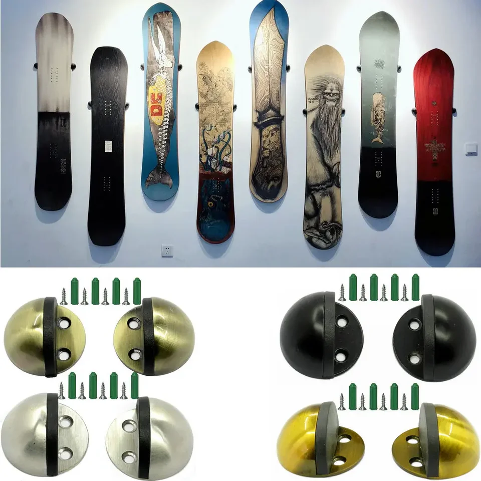 Supporto Da Parete Per Snowboard O Sci - Rack Organizer In Acciaio Per Garage O Camera - Foto 8
