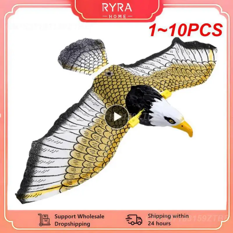 

1~10PCS Fake Flying Hawk Decoy Bird Deterrent Devices Scare Birds Away Pigeon Repellent for Garden Scarecrow Yard Bird Repeller