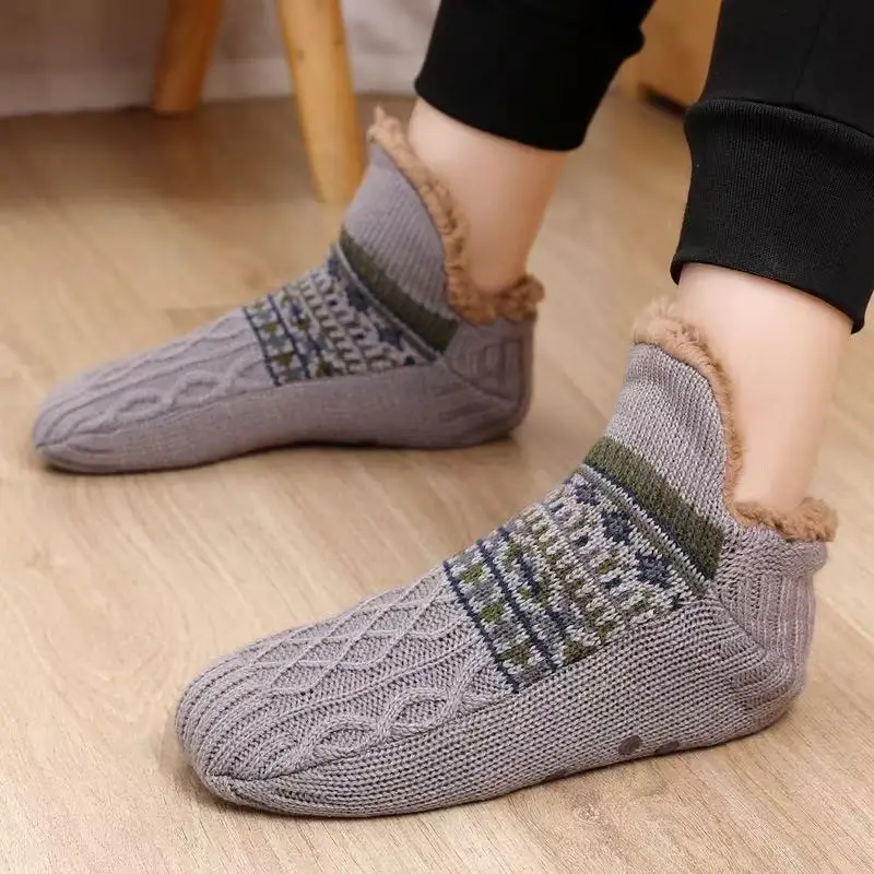 2025 Unisex Fall and Winter Floor Socks Warm Women Men Thicken Snow Socks Sleep Carpet Socks Slippers Socks Non-slip Yoga Socks