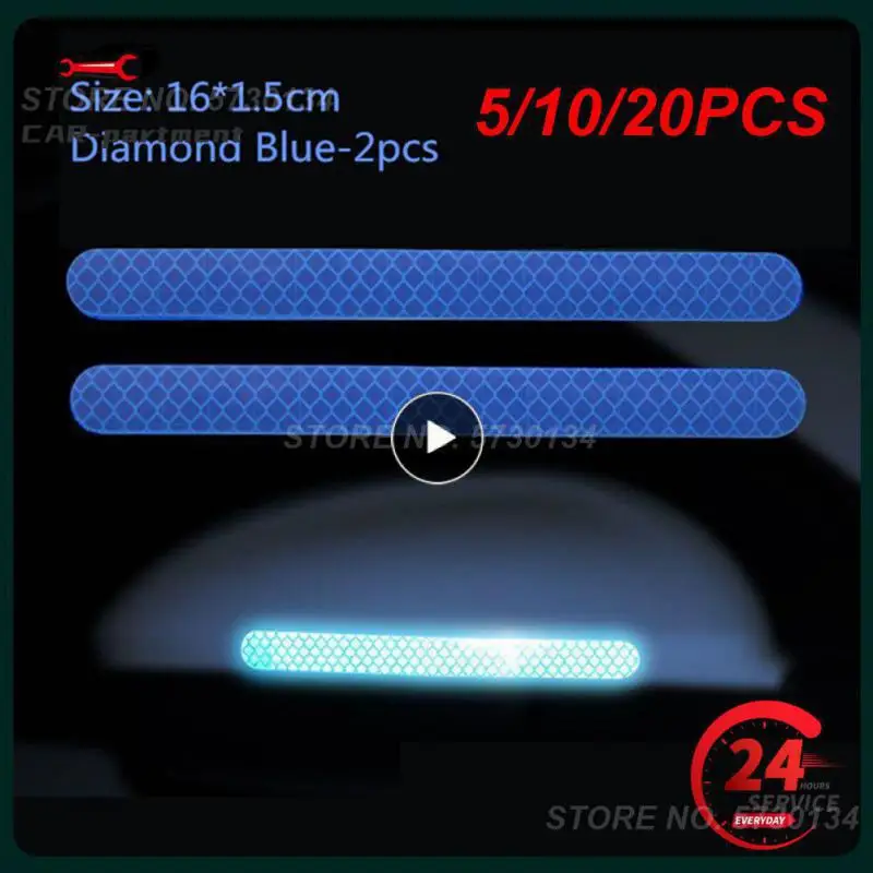 

Светоотражающие Водонепроницаемые самоклеящиеся светоотражающие наклейки для мотоциклов t.u.k. 5/10/20 шт.